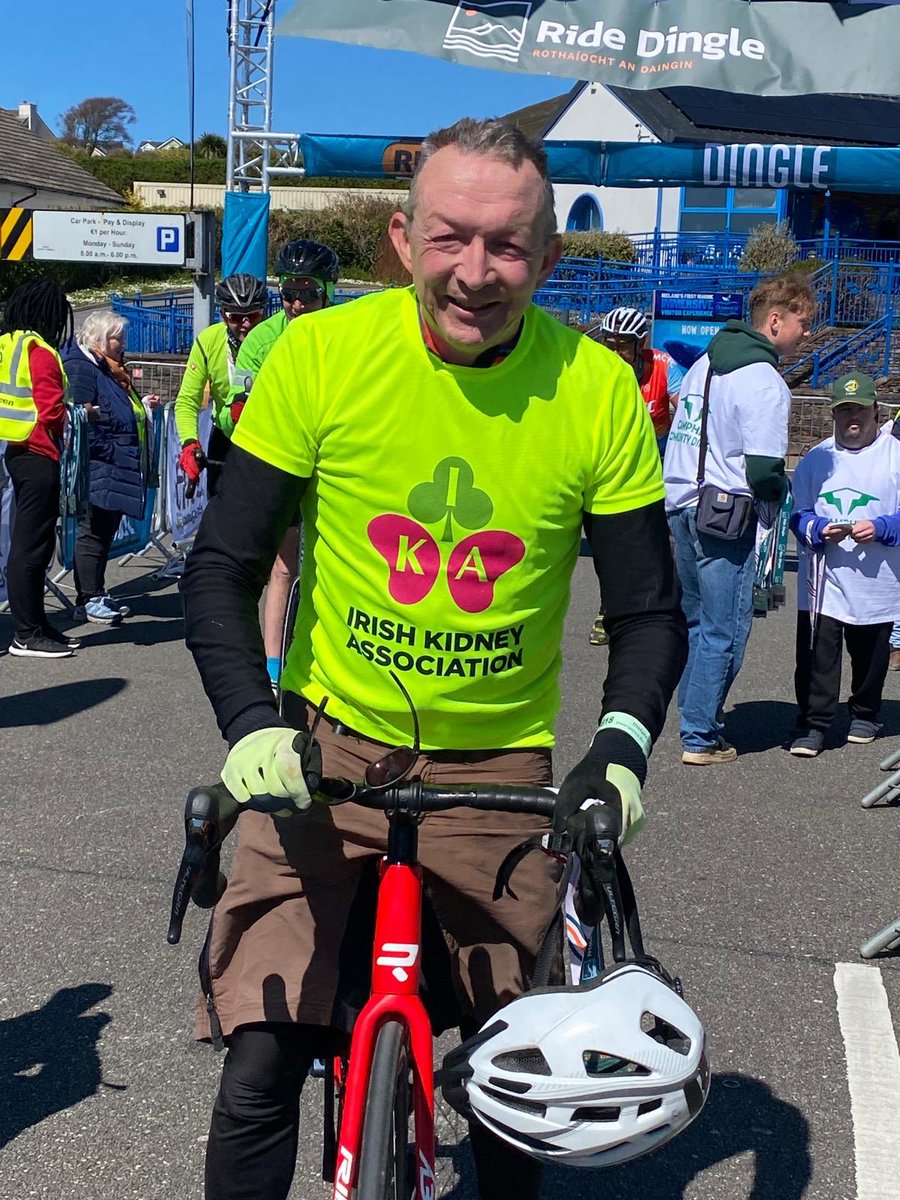 Grma to all who generously sponsored  @ridedingle today, Over €3000 raised for the wonderful @IrishKidneyAs. Still time to donate as another 3 cycles to go- next up @ringofbeara May25th. Go raibh míle maith agaibh uilig as tacaíocht + sintiús. idonate.ie/fundraiser/Col…