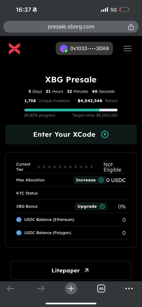 Cyrus SwissBorg tweet media