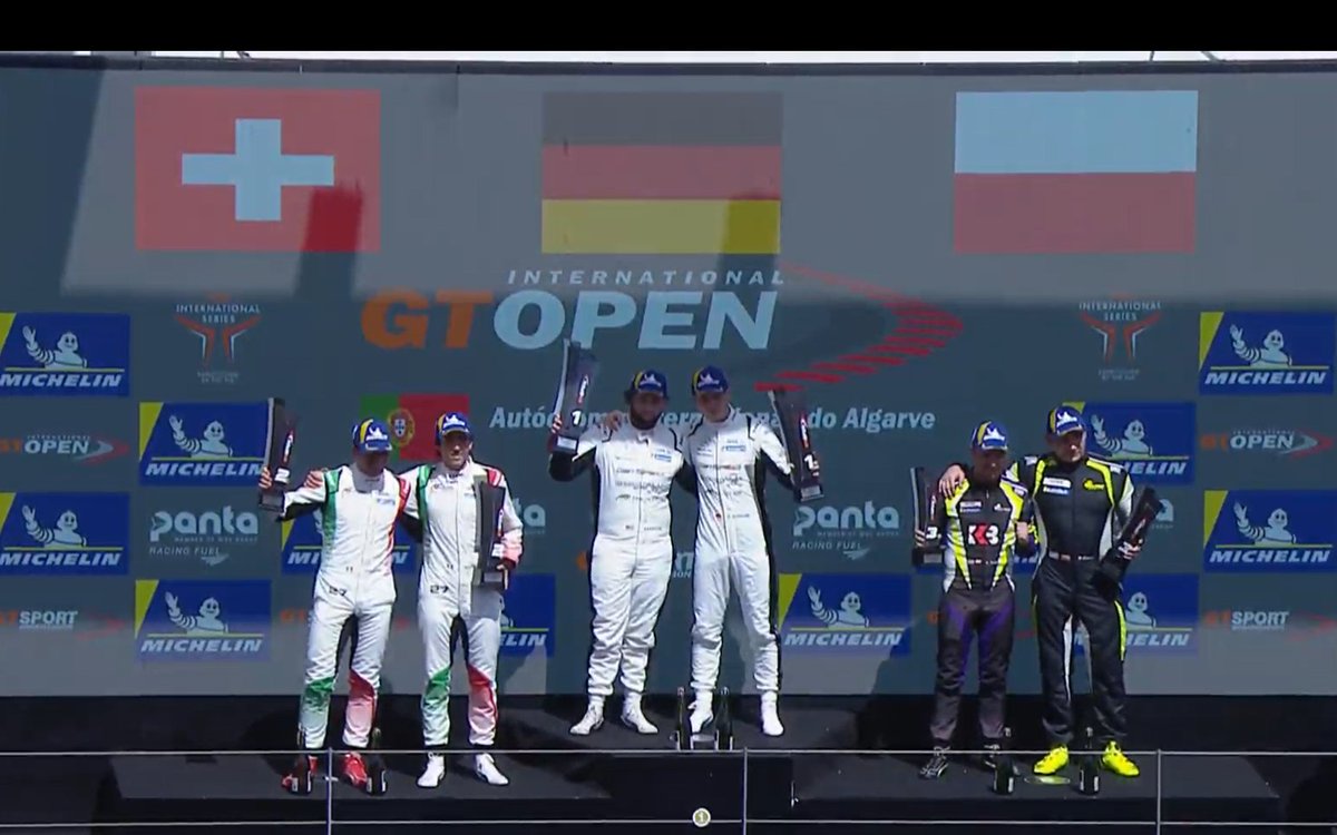 KacperKoncewicz's tweet photo. Karol Basz i Marcin Jedliński z podium na Portimao! W Pro-Am zajęli drugie miejsce. Gratulacje👏#ViaF1 #F1PL https://t.co/O6fqeOAe1C