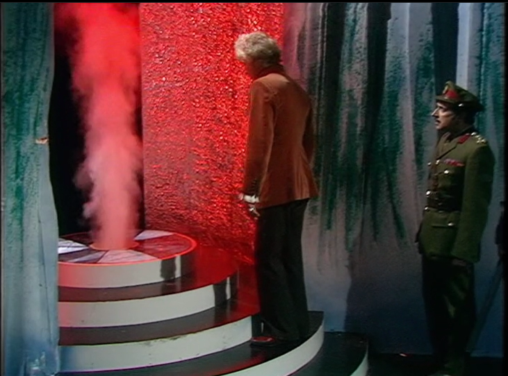 DWUDatabase's tweet photo. The word Singularity may be used in a vaguely correct sense here but I cant hear it without implying "technological" in front of it now. The Doctor referring to this as a "magic lamp" doesn't dispel the sense of pantomime here #DoctorWho #ThreeDoctors https://t.co/bXbFUYYuOS