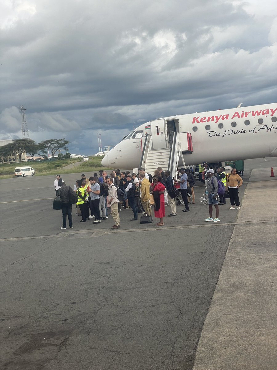 Kenya airways has to be the most confused airline around. I feel for these group, they’ve been waiting for a transfer bus for about 20 minutes.