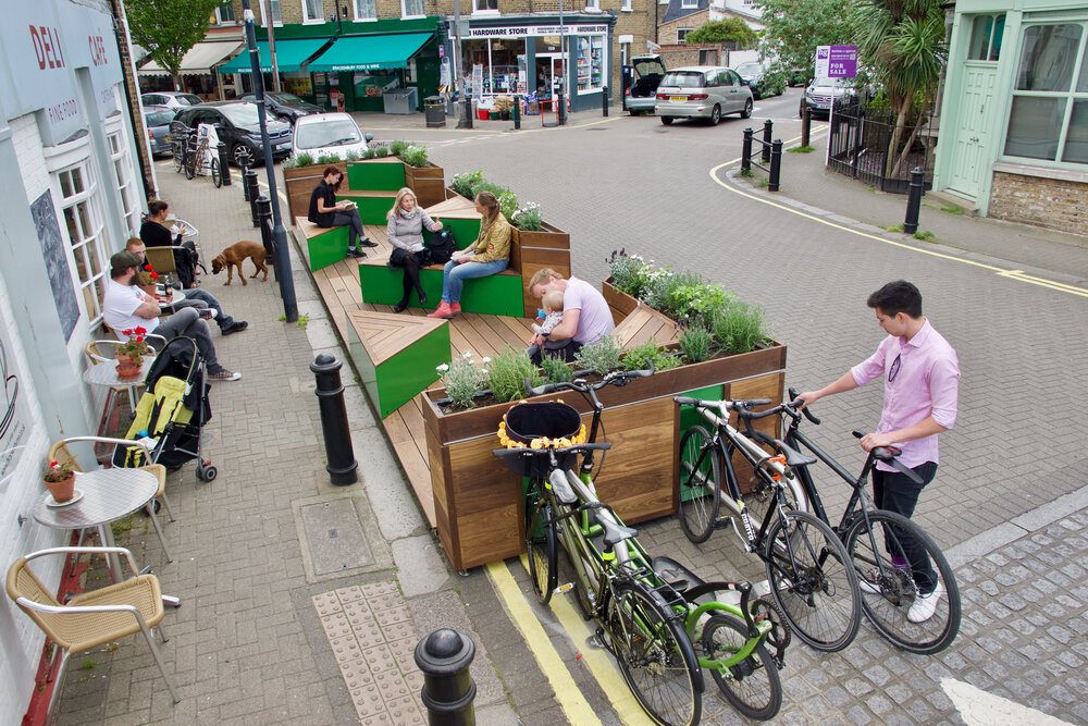 Increase transfers of on-street car parking spaces in the city over to secure cycle parking, parklets and the provision of on-street parking spaces for hired e-scooters and bikes, with a clear process for residents wanting to see these improvements on their street.