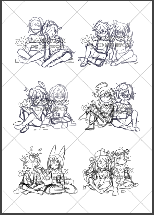 Maximaxx5's tweet photo. Rareships project idea 🫶
#wanderlayla #kazukeqing #ayaveh #zhongkaeya #tarunari #huxiao #GenshinImpact #wip https://t.co/jpfZEQz0nf
