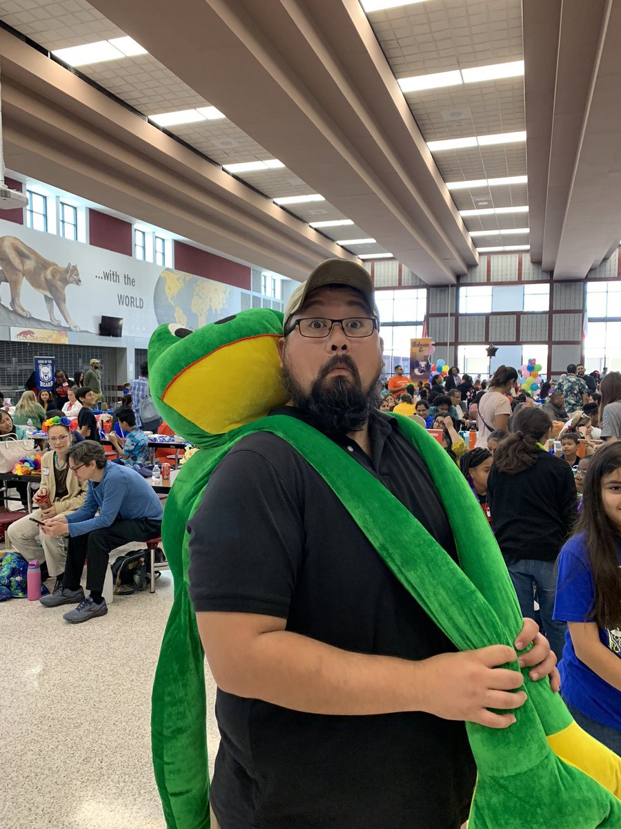 Librarian Arnold (@librarianarnold) on Twitter photo I spy a librarian in the wild! Bullfrogs, does he look familiar? @bbe_bullfrogs <a href="/FBISD_Libraries/">FBISD Libraries</a> <a href="/FortBendISD/">Fort Bend ISD</a> #uilfbisd I spy a librarian in the wild! Bullfrogs, does he look familiar? @bbe_bullfrogs <a href="/FBISD_Libraries/">FBISD Libraries</a> <a href="/FortBendISD/">Fort Bend ISD</a> #uilfbisd