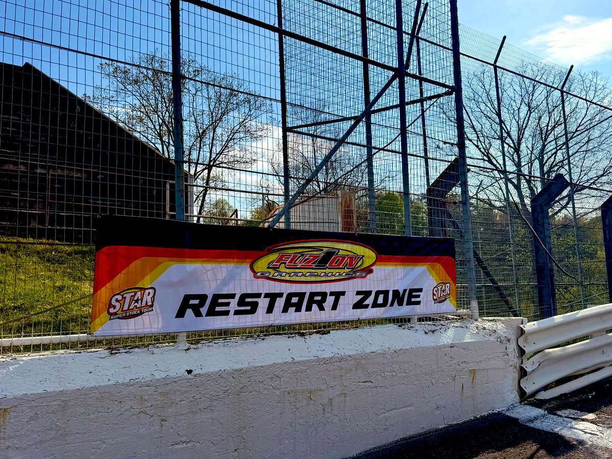 The New @Fuz1on Graphics Restart Zone for the rest of the 2024 STAR Tour Season. Contact @LeeFaulkRacing at Fuz1on Graphics for all your needs, whether for Race Cars or Commercial Vehicles.