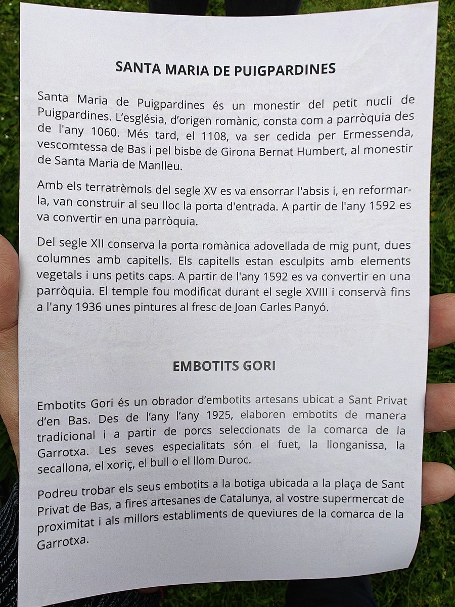 exilirural's tweet photo. #santamaria #puigpardines https://t.co/S18PsuQzDD