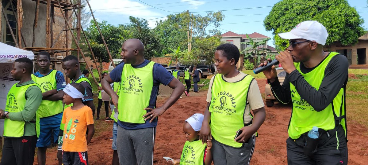 Rusiao's tweet photo. Our most supreme God graced me to enjoy this work for his house.Thank you all for supporting #Nalumunyemarathon and give us more support to complete our Church. https://t.co/05NwTPo4O6