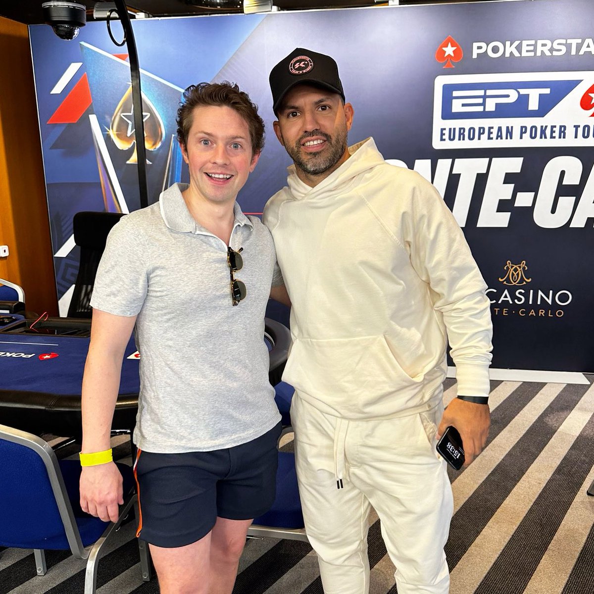 Just arrived in Monte Carlo for the @PokerStars EPT and have immediately met an icon… These events are just unreal.