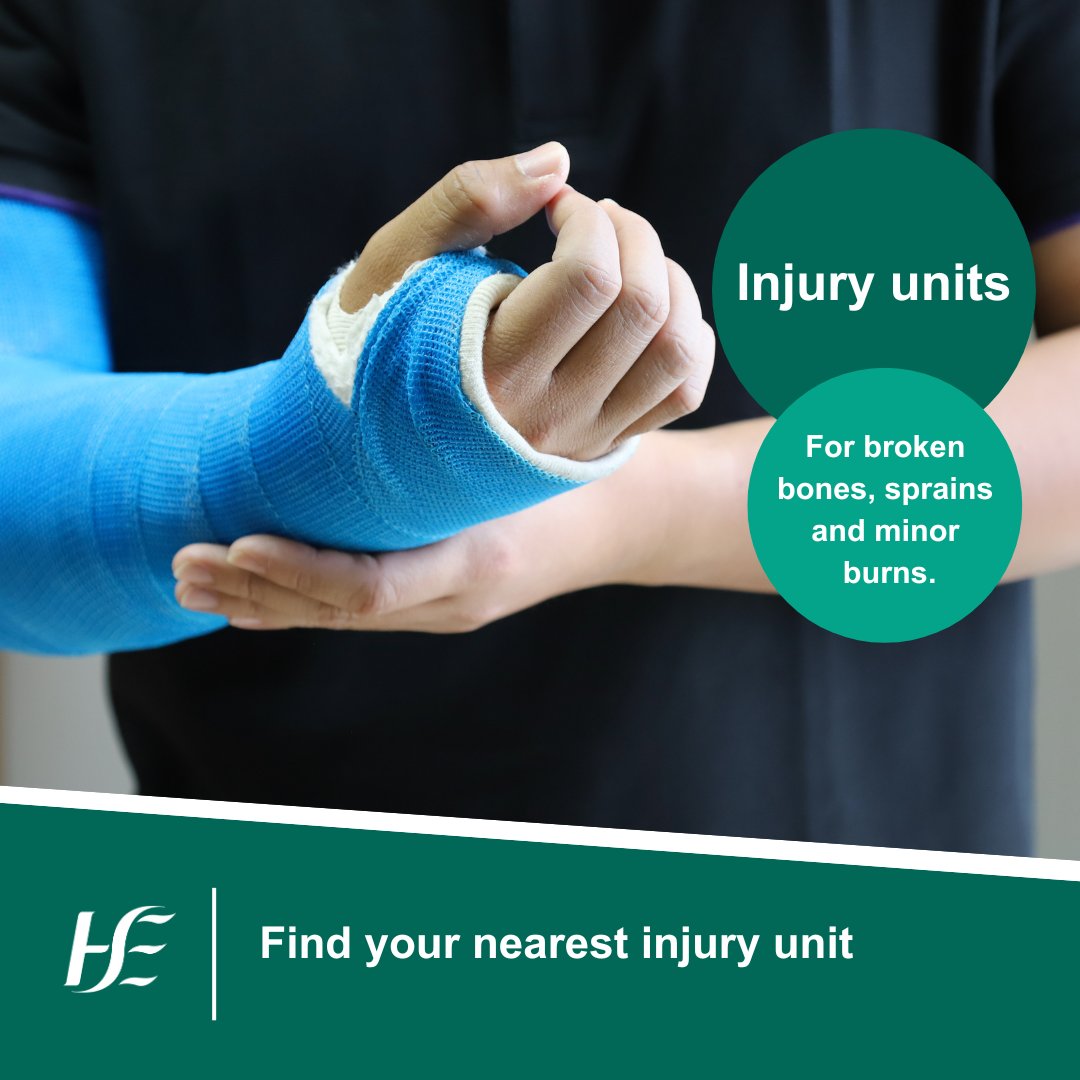 Injury units treat recent injuries (less than 6 weeks old) that are not life-threatening and unlikely to need admission to hospital. Injury units can treat: ➡️ broken bones, sprains and strains, from knees to toes ➡️ broken bones, sprains and strains, from collarbone to