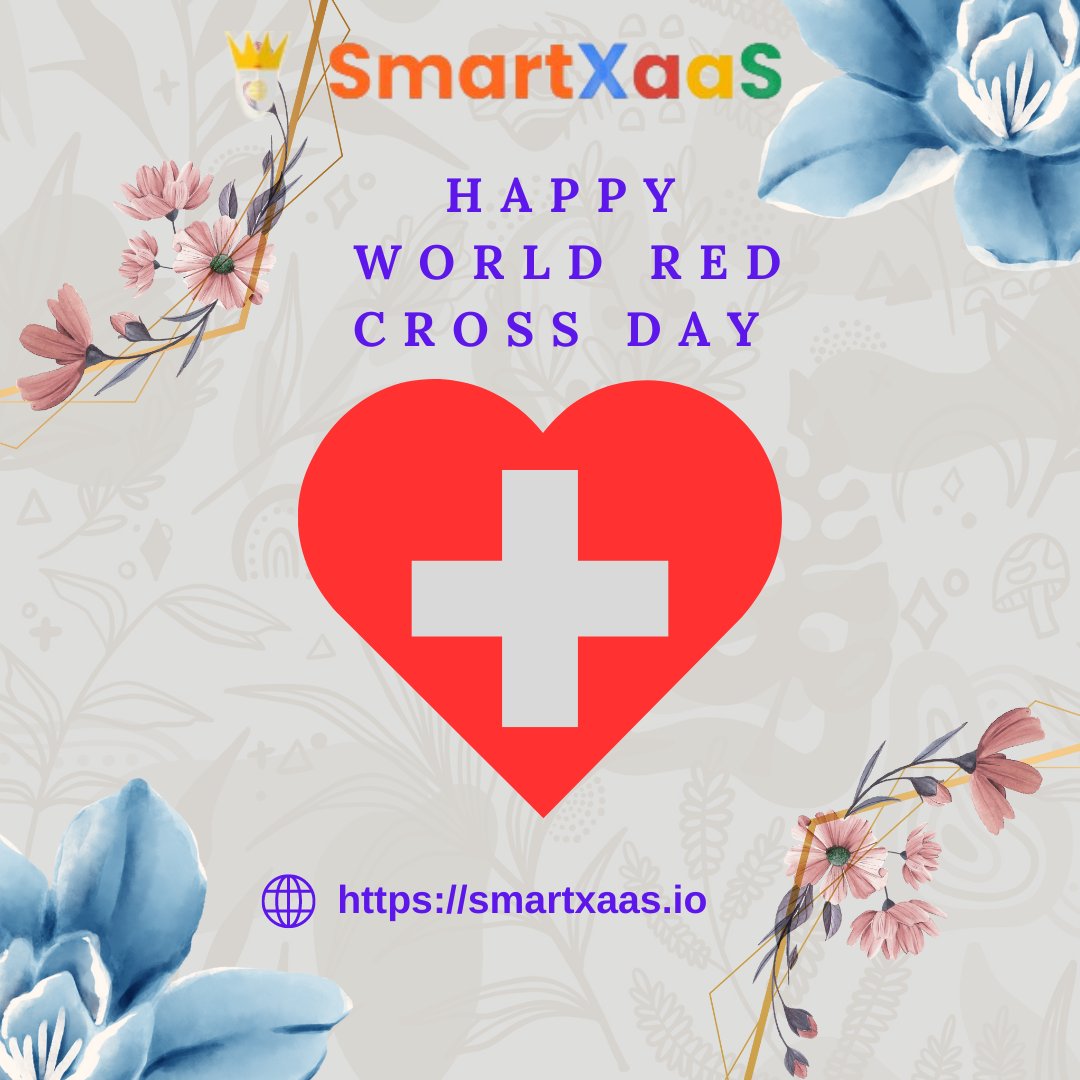 SmartXaaS's tweet photo. On #WorldRedCrossDay, let's honor the humanitarian spirit that binds us together and recognize the selfless dedication of Red Cross volunteers around the world. ❤️🌍 #Humanity #RedCross #smartxaas #redcross #cruzroja #roteskreuz #voluntariado #medialunaroja #cruzrojainternacional https://t.co/sGetUfJVxH