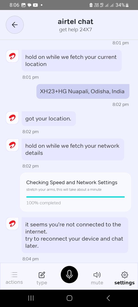 @airtelindia @Airtel_Presence @airtelnews @nch1915 @DoT_India  Airtel 4G is too slow in Sole Panchayat of Sundargarh Dist, Odisha. We have data pack but can't browse or see online videos. My Mob no- 9178162961. No 5G also. Kindly look into this matter and take necessary action.