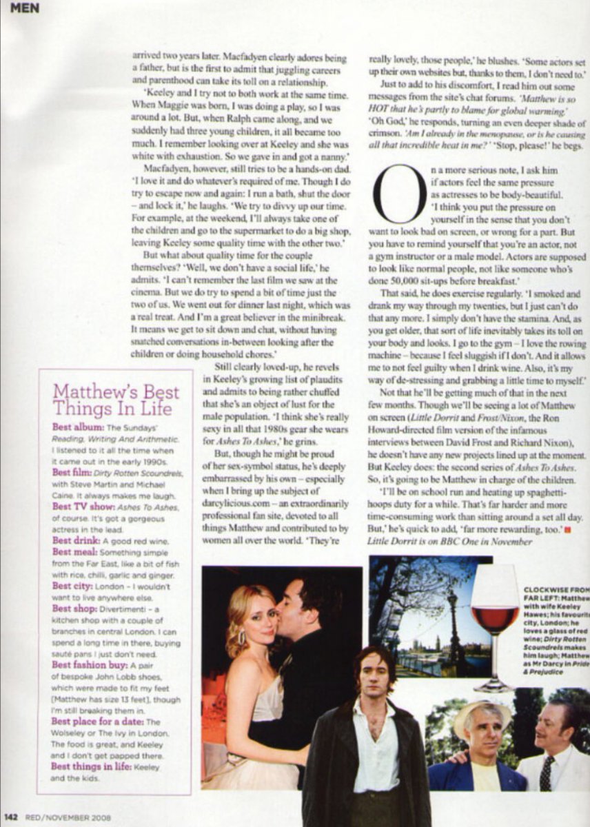 Saturday clippings of Matthew Macfadyen.

Red Magazine

#matthewmacfadyen