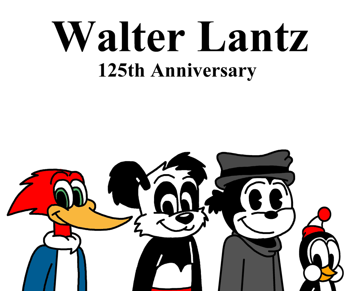 KaiMvla's tweet photo. Happy 125 Anniversary to late Walter Lantz, the creator of Woody Woodpecker, Andy Panda, Pooch the Pup and Chilly Willy!!!  

#WalterLantz #WoodyWoodpecker #AndyPanda #PoochthePup #ChillyWilly https://t.co/uRtJHe8LlO