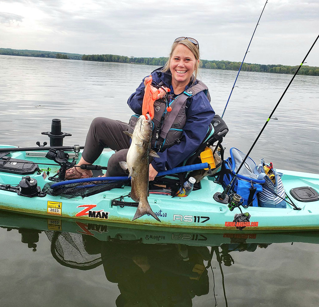 “This fighter was the largest catfish I ever caught,” Rebecca says.

📷: Aaron Proper
🎣: Rebecca Antkowiak
📍: Pymatuning State Park, Pennsylvania
📗: Issue 52