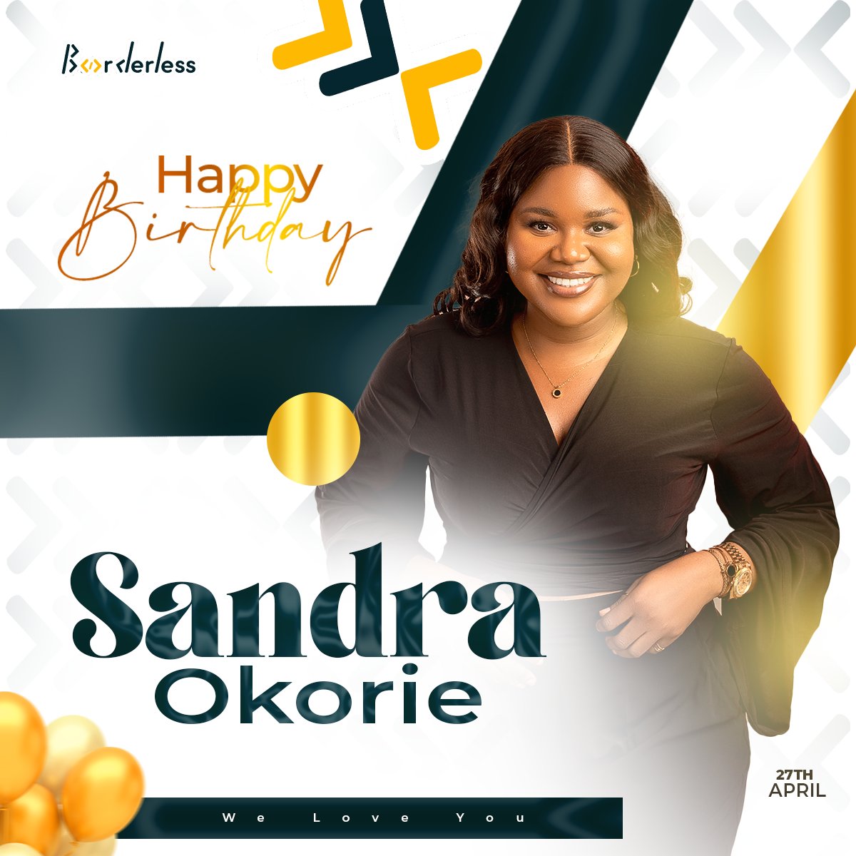 We're saying a big HAPPY BIRTHDAY 🎂🎈 to @KokoSandra founder at @skillphore

Happy Birthday ma'am, thank you so much for all you do for our Data Analyst graduates at B<>rder/ess.

Thank you for connecting young #DataAnalysts with jobs and opportunities.

We love you 😘❤️