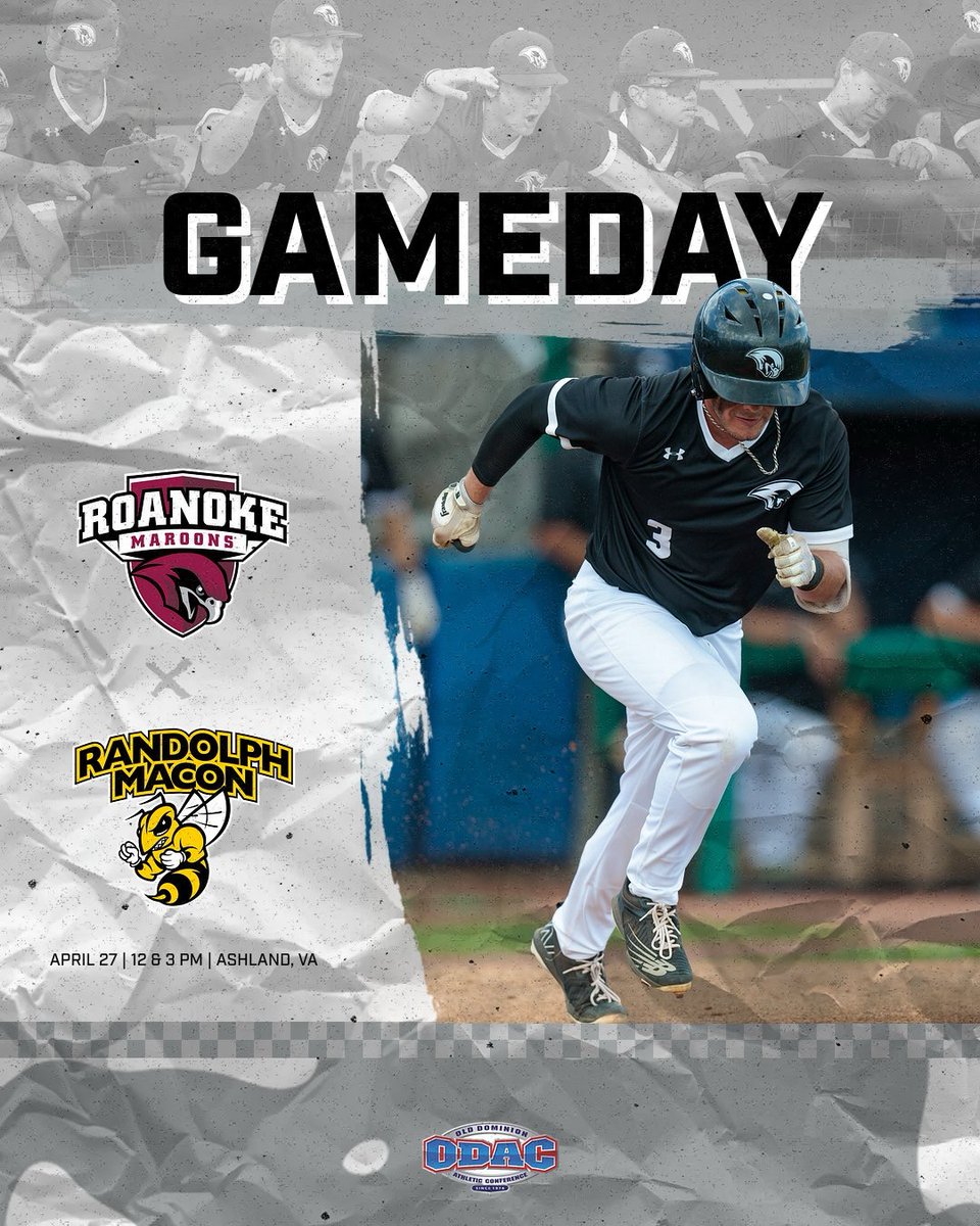 A big doubleheader today for the Maroons at No. 18 Randolph-Macon starting at noon!