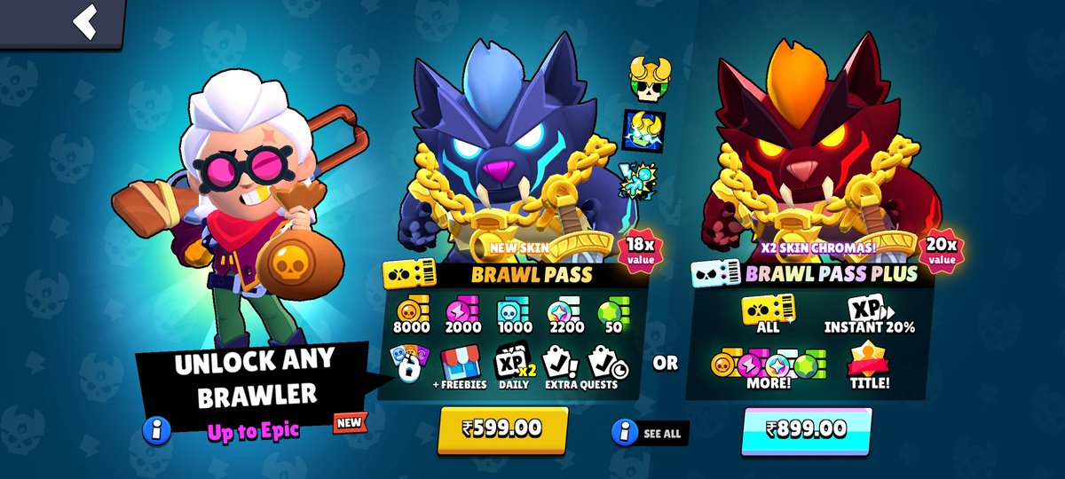 UPC | Penguin ๐ด (@divyanshbs) on Twitter photo 1x Brawl Pass Plus giveaway โจ
Rules :
- Follow <a href="/DivyanshBs/">UPC | Penguin ๐ด</a> & <a href="/RivalEsportsHQ/">Rival Esports</a>
- Interact with this tweet
Winner picked in 48 hours! #BrawlStars 1x Brawl Pass Plus giveaway โจ
Rules :
- Follow <a href="/DivyanshBs/">UPC | Penguin ๐ด</a> & <a href="/RivalEsportsHQ/">Rival Esports</a>
- Interact with this tweet
Winner picked in 48 hours! #BrawlStars