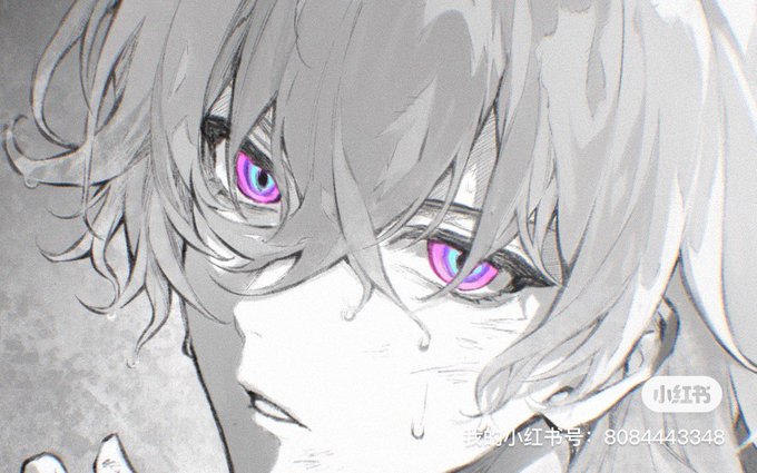 「greyscale parted lips」 illustration images(Latest)