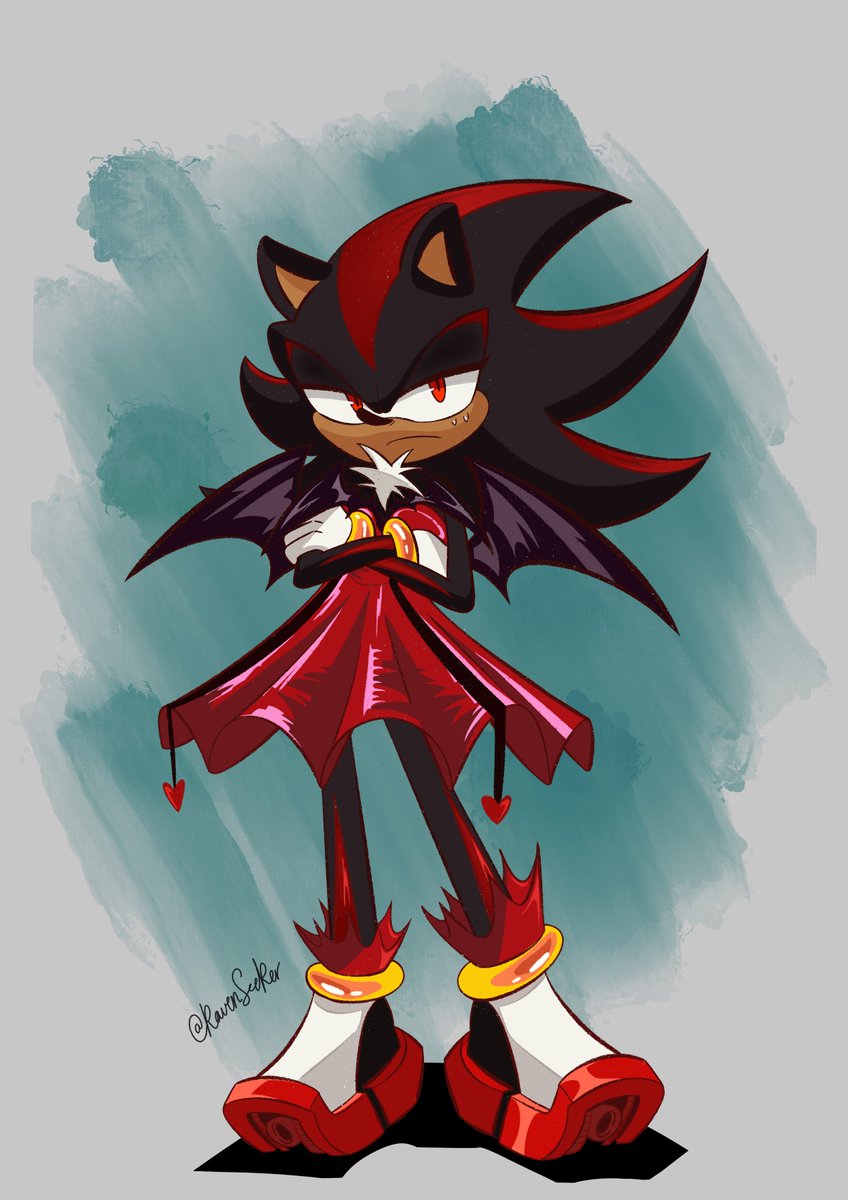 Even thought he didn’t win I just really wanted shadow in the dress too 💕💕
#SonicTheHedegehog #shadowthehegehog