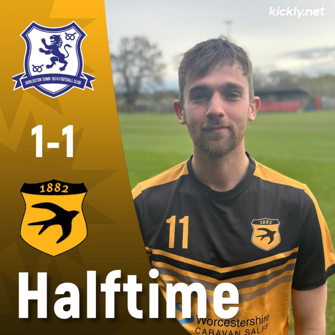 Halftime in this playoff semifinal and it’s all level… 💛🖤 #UpTheSwifts
