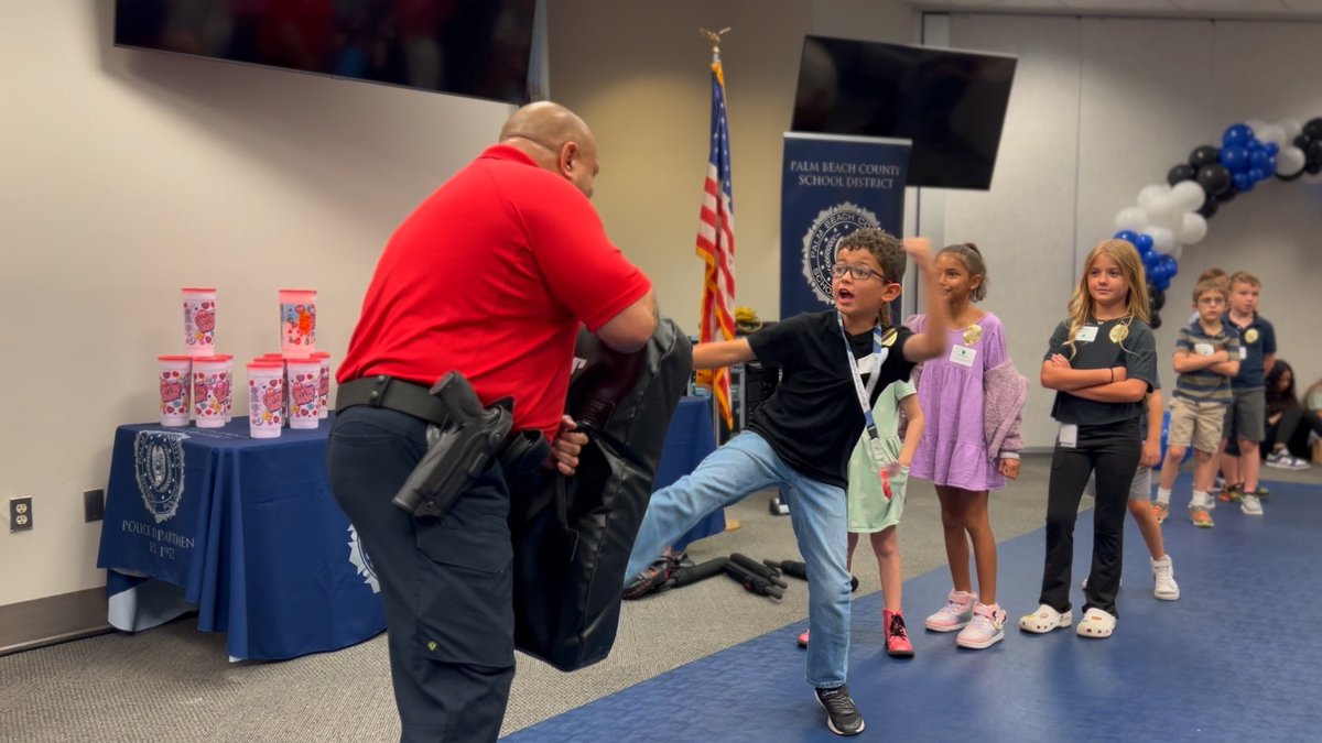 💙💫The School District of Palm Beach County celebrated Take Our Daughters and Sons to Work Day recently. During the event, School Police showcased their daily responsibilities and everyone had such a great time!!! We can't wait till next year's event. 💫