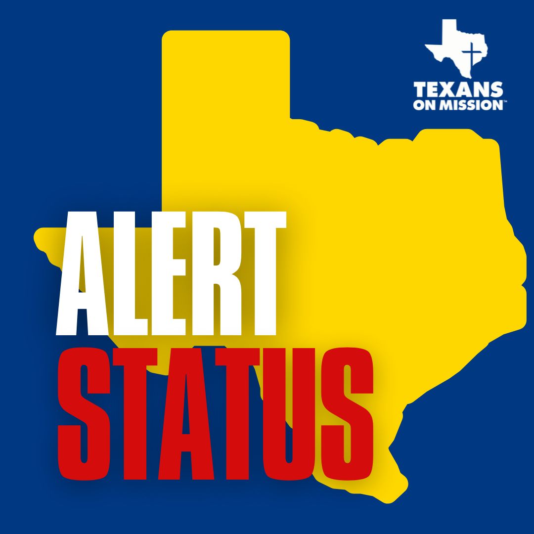 After yesterday's storms, Texans on Mission is placing all of its disaster relief teams on alert to serve across Texas and beyond as many places face the threat of severe weather today.

#txwx #volunteer #disasterrelief #texas #tornado