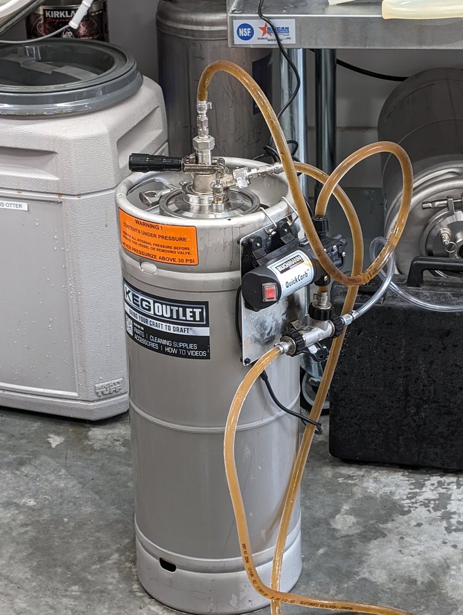 On a chilly and damp Saturday, I find solace in the process of kegging and carbonating a Märzen beer. As the rain drizzles down outside, I carefully attend to the first of three kegs, ensuring that every step is executed with precision and care.