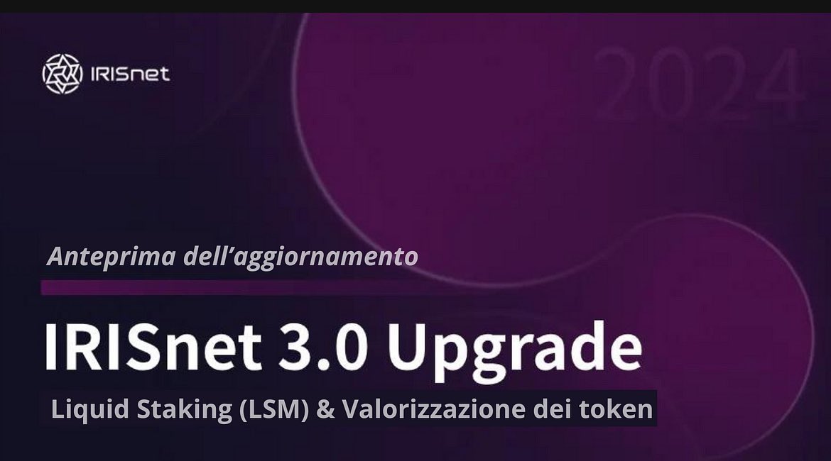 cosmosnode's tweet image. Con l’aggiornamento IRISnet3.0 ci sara l’introduzione del modulo per il Liquidity Staking.
Con #LSM gli utenti non solo beneficieranno delle ricompense dello staking, ma potranno anche godere di una maggiore flessibilità nella gestione della propria liquidità.

#IRISNETH #IRIS