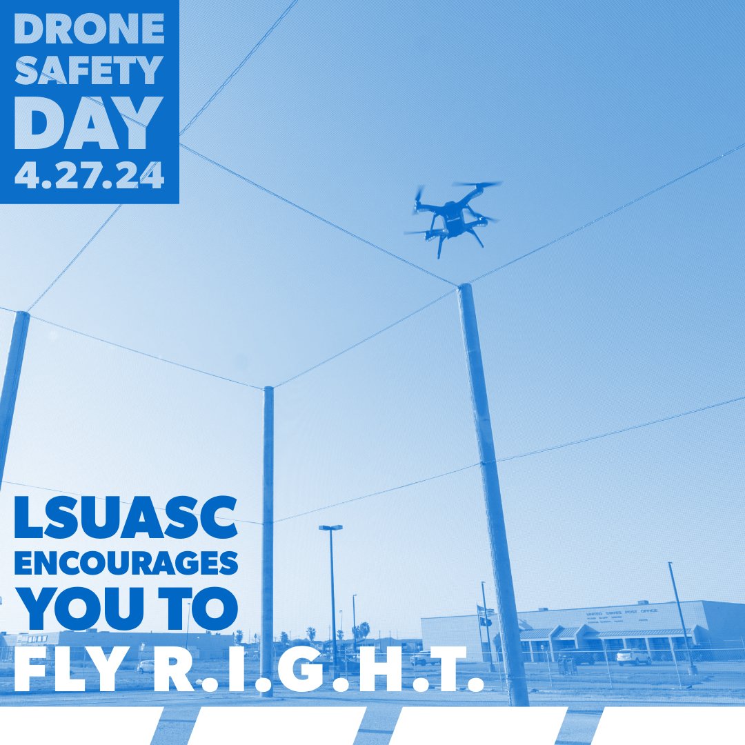 tamucc_ari's tweet photo. 🎉✈️ #DroneSafetyDay is here! Join us as we highlight the FAA’s #FlyRIGHT campaign over the next 5 days. Stay tuned for daily tips on how to take flight responsibly, ensuring skies are safe for all! 🚁 
#SafeSkies #LSUASC #TAMUCC https://t.co/z0gBduTT8c