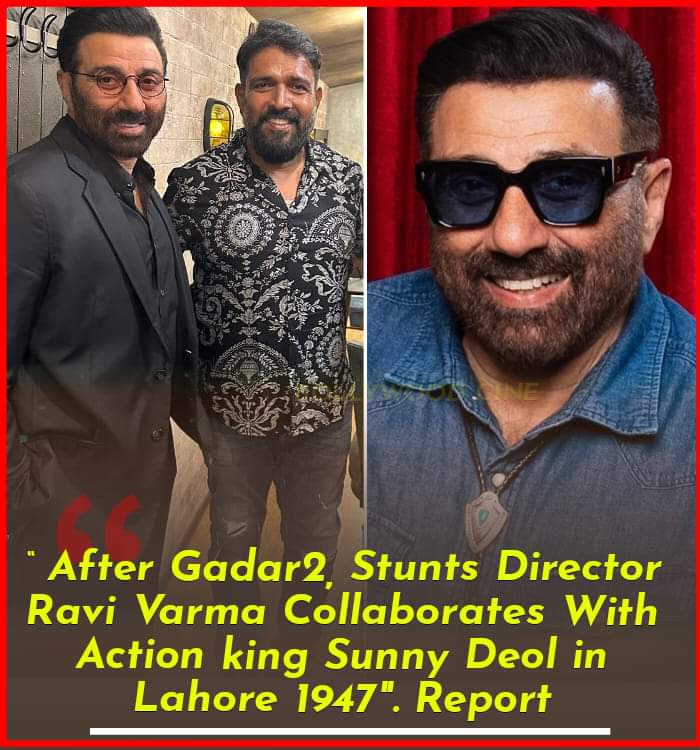 Ravi Varma, the renowned action choreographer behind the success of Gadar 2, has once again collaborated with the iconic @iamsunnydeol for their upcoming film #Lahore1947. This dynamic duo has a history of delivering high-octane action sequences that leave audiences #RaviVerma