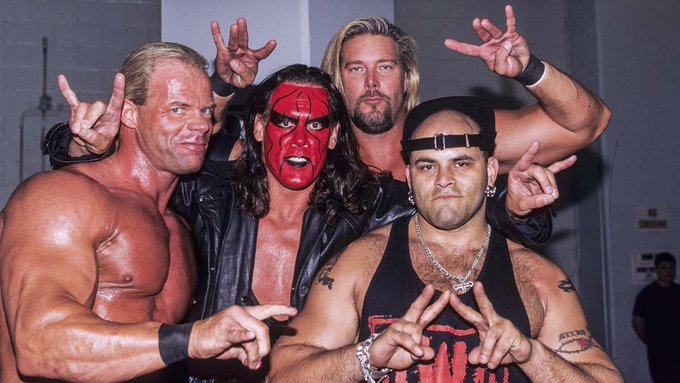 4/27/1998

Kevin Nash & Randy Savage formed the nWo Wolfpac on Nitro from the Norfolk Scope in Norfolk, Virginia.

#WCW #WCWNitro #nWo #NewWorldOrder #nWoWolfpack #KevinNash #RandySavage #LexLuger #Sting #Konnan #DontTurnYourBackOnTheWolfpac