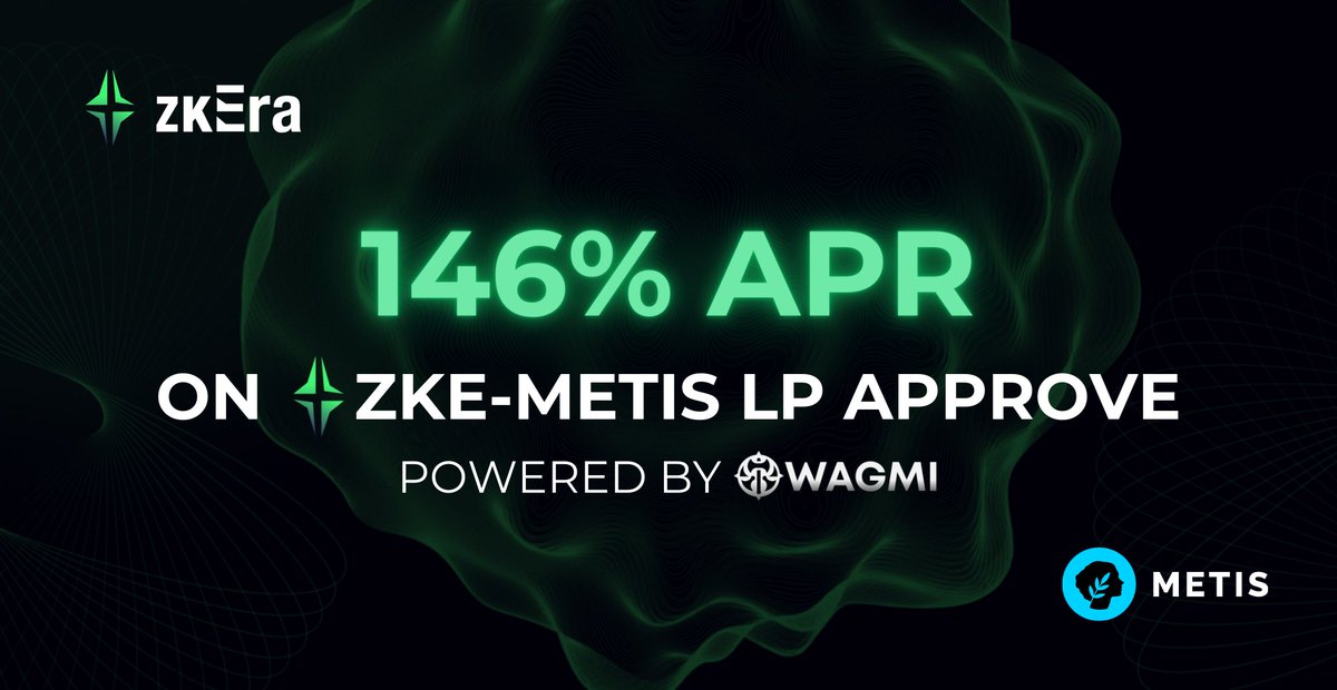Did you know? 🤔 You can approve your $ZKE - $METIS LP for leverage trading on @PopsicleFinance (#WAGMI) on @MetisL2 🌿 When your position is borrowed by a trader you earn a fixed 146% APR. When not, you still earn all trading fees. Take a look 👉 app.wagmi.com/trade/leverage