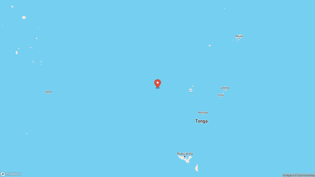 A magnitude 5 earthquake took place 171km NNW of Nuku‘alofa, Tonga at 14:36 UTC (15 minutes ago). The depth was 229.8km and was reported by NEIC. #earthquake #earthquakes #Nuku‘alofa #Tonga