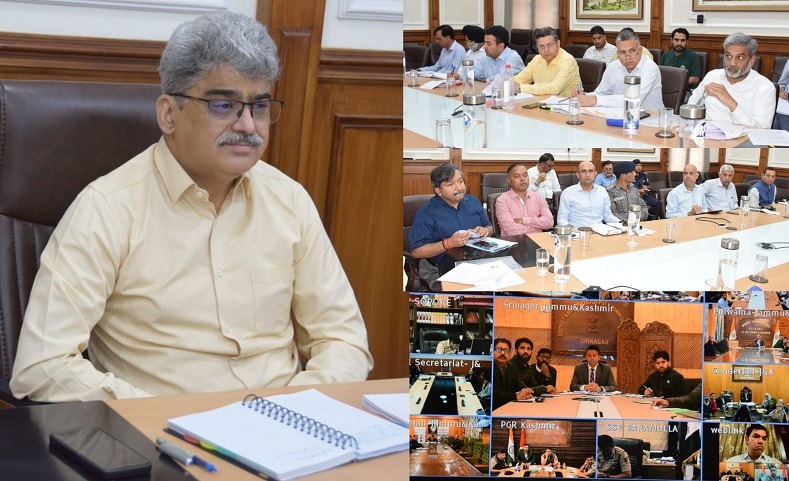 Chief Secretary, Sh. Atal Dulloo, today chaired a meeting of Irrigation and Flood Control (I&FC) Department to review the flood management and mitigation measures being evolved for Kashmir valley. ACS Jal Shakti, ACS Forest, Divisional Commissioner Kashmir, Secretary PWD,…