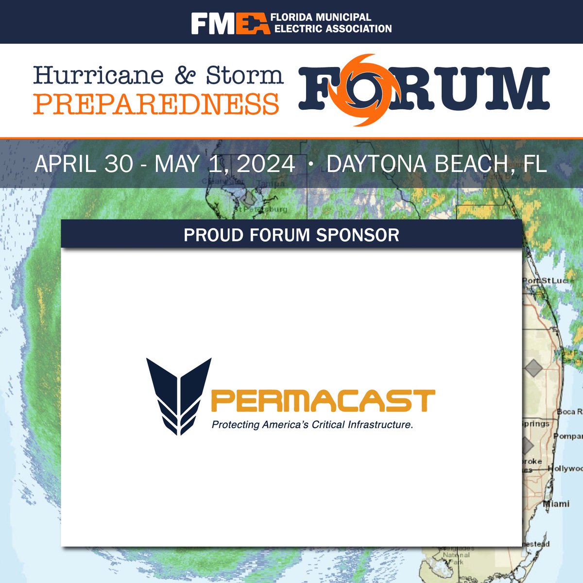 Permacast Walls will be exhibiting at the @flpublicpower 2024 Hurricane & Storm Preparedness Forum.

🗓️ April 30 - May 1, 2024
📍 Daytona Beach, FL
🔗flpublicpower.com/events/hurrica…

Join us at The Shores Resort & Spa for this event hosted by the Florida Municipal Electric Association.