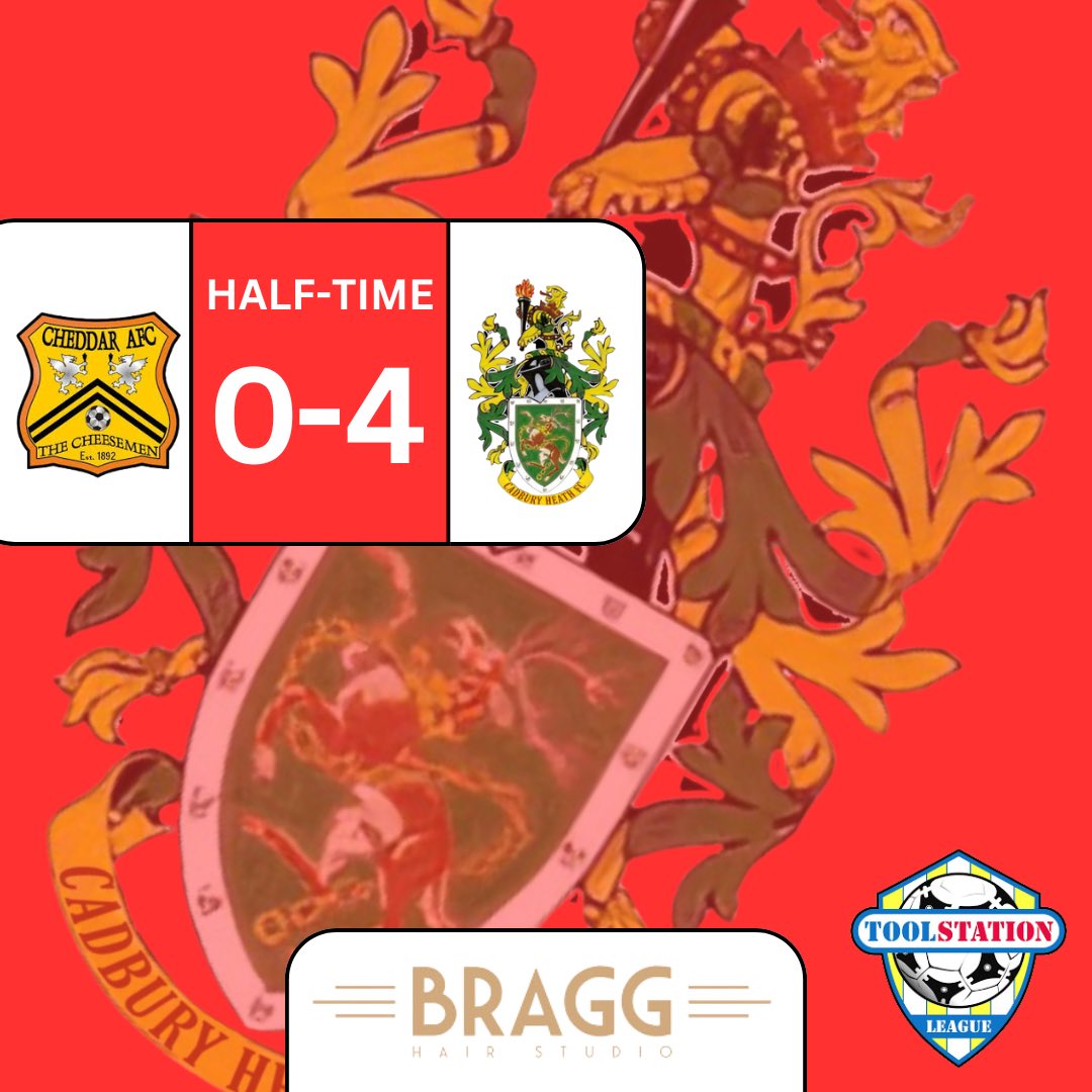 ⏰ HT | 🟡⚫️ 0-4 🔴⚪️ Brilliant half of football from The Heath, playing some outstanding football and taking chances, it could be more. #UpTheHeath🔴⚪️ #BristolFootball | @westcountryfb