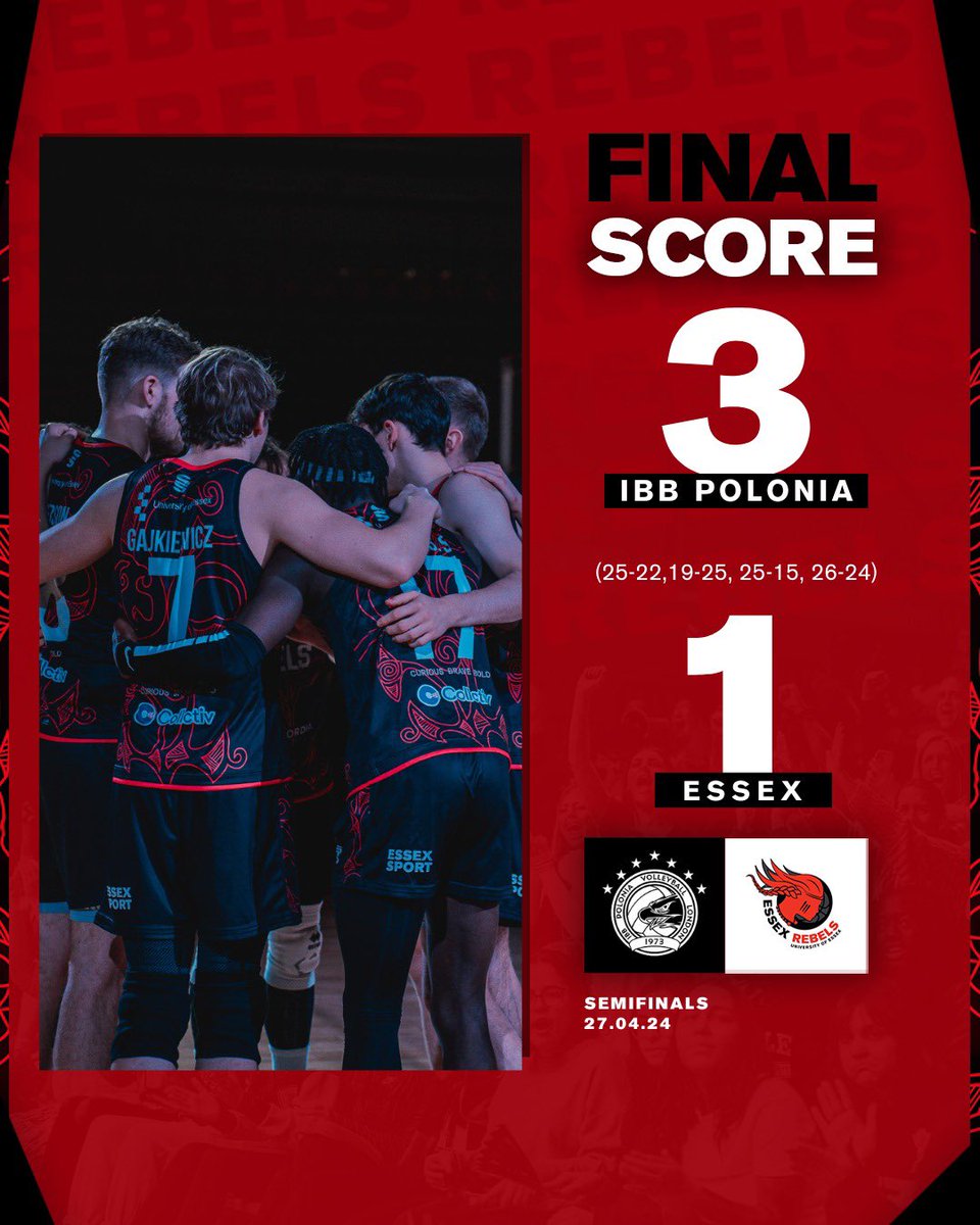 Final score against IBB Polonia.

#WeAreRebels