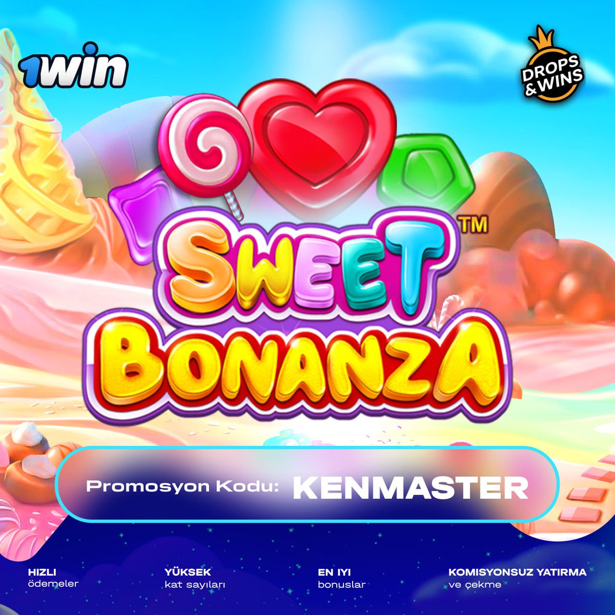 🍭 Herkesin bildiği slot oyunu 'Sweet Bonanza' ile müthiş kazançlara ulaşın! 

💰 Harika kazançları dünya devi 1Win'de yakalayın. 

💙 Hayâllere giden yol #1Win'den geçer. 

🍭 hey.link/1Win