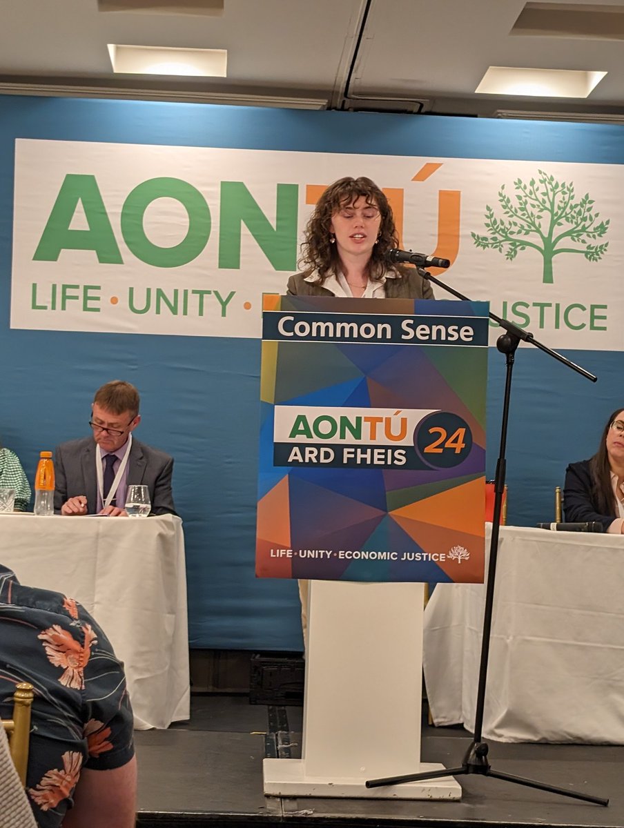 Ógra Member and Newbridge Local Election Candidate Melissa Byrne Speaking on the State of our National Health Service #AontúAF24
