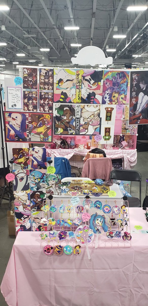 At castlepoint con today! Excited to see who will be the favorite splat idol at this con 🥰💖