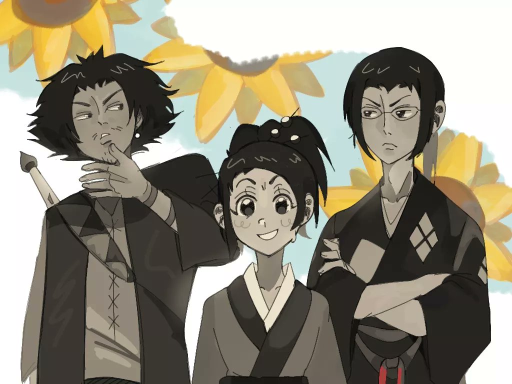 Samurai Champloo cuz why not (?) 

#SamuraiChamploo #samuraichanpuru #samuraiChamploo #samuraichamploo 
#mugensamuraichamploo #fuusamuraichamploo #jinsamuraichamploo 

I hope you can tell by my drawing that I like mugen more