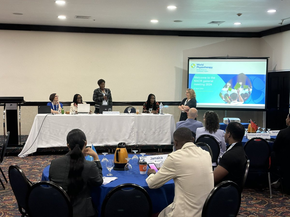 Emilio Jones Rouco, MA (@prforpt) on Twitter photo .@APTAtweets president <a href="/RAHPT/">Roger Herr</a> leads APTA’s delegation to the Annual General Meeting of <a href="/WorldPhysioNACR/">World Physiotherapy NAC</a>, gathered today to discuss current issues and challenges for physical therapy in the region. #ChoosePT .@APTAtweets president <a href="/RAHPT/">Roger Herr</a> leads APTA’s delegation to the Annual General Meeting of <a href="/WorldPhysioNACR/">World Physiotherapy NAC</a>, gathered today to discuss current issues and challenges for physical therapy in the region. #ChoosePT