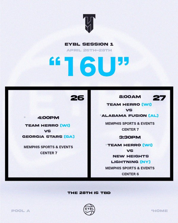 FINAL

Team Herro 16U 63
Alabama Fusion 57

Deuce Burkes led Team Herro in the win vs Alabama Fusion with 19 PTS 7 REBS, 1 STL 

<a href="/vaughnK2026_/">Vaughn Karvala</a> 16 PTS 11 REBS 5 BLKS

Yusef Gray Jr. 12 PTS 2 REBS 2 ASTS

Next vs New Heights Lightning (NY)
@ 3:30 PM CST

<a href="/NikeEYB/">EliteYouthBasketball</a> | #2024EYBL