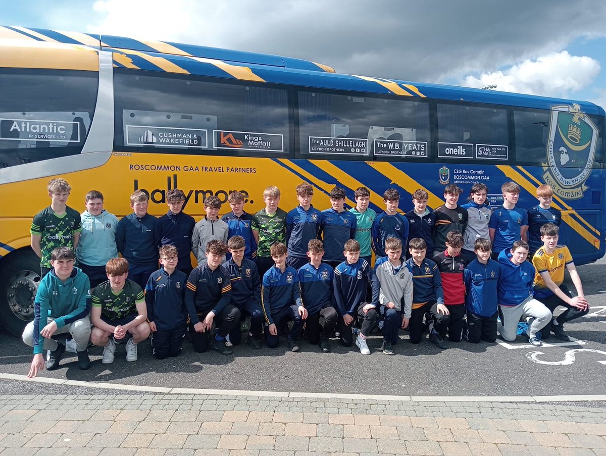 Well done to the Roscommon U15 hurlers who won their opening Hibernia Cup game away to Tyrone.
Special mention to the Pearses representatives Joe Johnston, Jason Carty and Sean McGuire.

Well done Lads!

Final Score: Tyrone 2-03  Roscommon 4-15