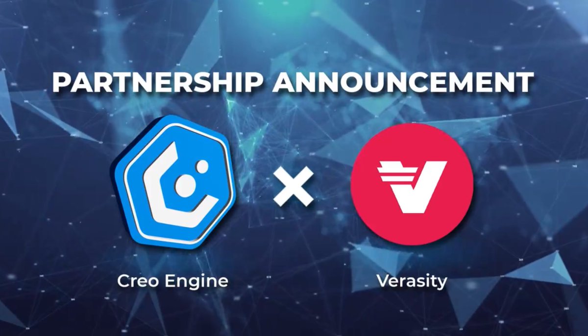 $CREO 🤝 $VRA It’s always great to see two of my favor gems partner up 💎 Both projects will benefit massively from this collaboration