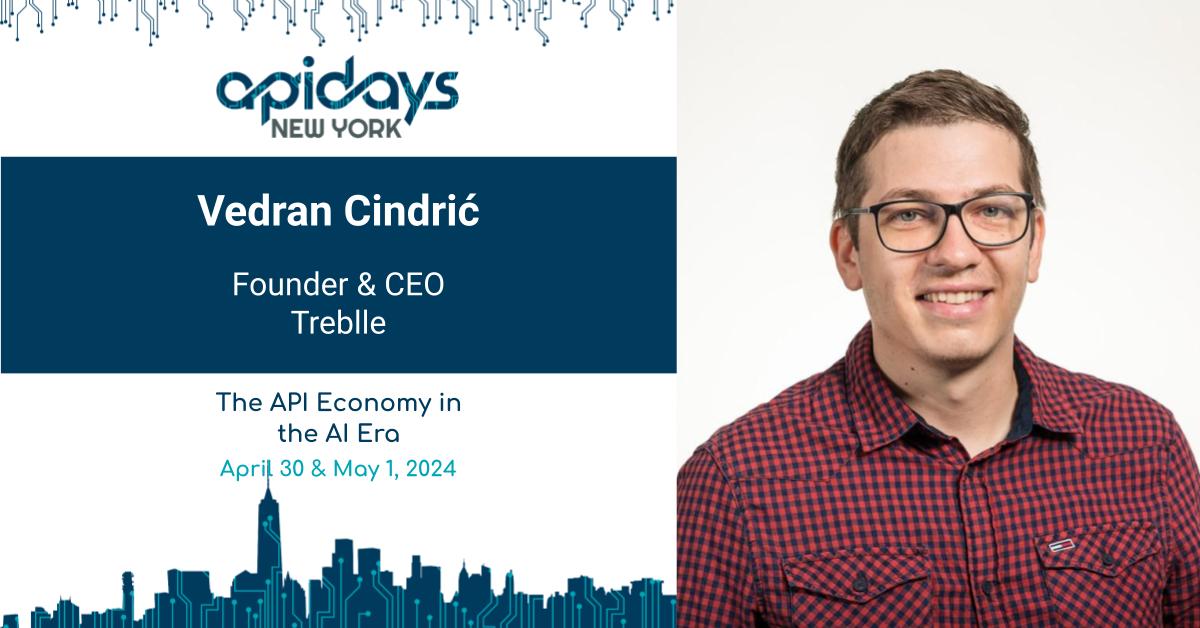 Automate your #APIOps with Vedran Cindrić Founder & CEO - Treblle. Learn to transform & automate most of API lifecycle with its end-to-end platform. ➡️ Obsvablty, Documentation, Analytics & more. apidays.global/new-york/ #apidays #Treblle