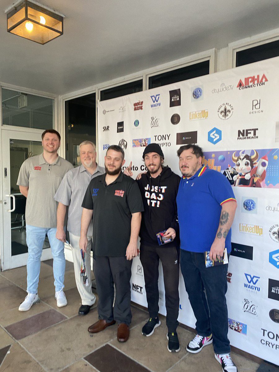 On the move 💪 Our revamped Executive Team attended the Crypto Connect conference in Fort Lauderdale last week 🌴 $UNDEAD is undead.