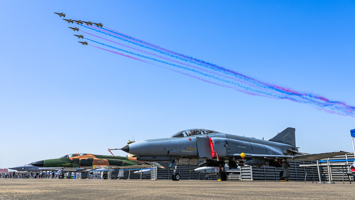 2024.04.27 RKSW/SWU ROKAF Black Eagles with the F-4 Phantoms 🫡