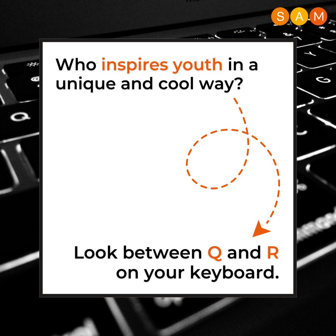 Who inspires youth in a unique and cool way?

Look between Q and R on your  keyboard.

#youthempowerment #motivation #creative #performingarts #inspiration #rightdirection 

@mygovindia