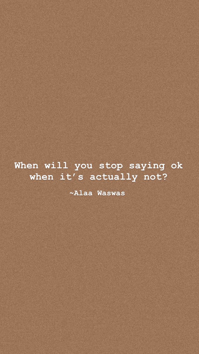 Listen to be aware when things are not OK. #alaawaswas #be_realistic_be_wise 
#happiness #healing #healingjourney #selfhelp #selfhealing #selflove #inspiration #lifehacks #raresoul #inspiring  #personalgrowth #growth #growthmindset #entrepreneuer #positivevibesonly #positivity